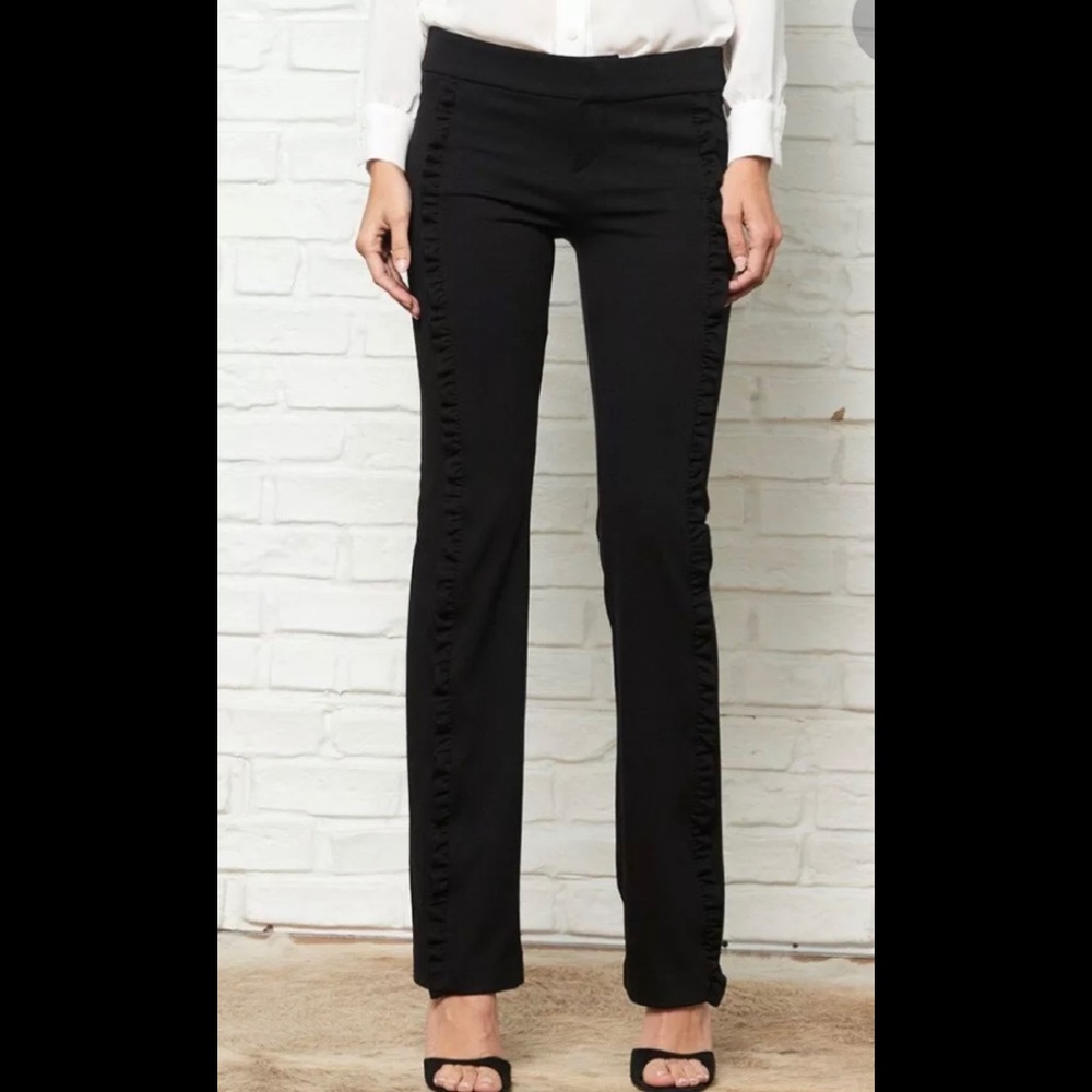 David Lerner straight Leg ruffle S